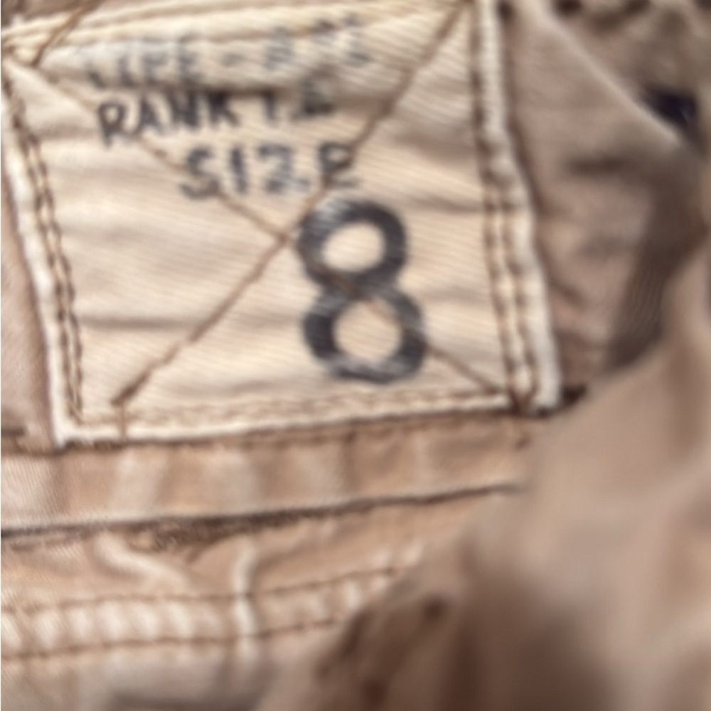 Abercrombie Kids Tan Cargo Shorts - Picture 4 of 4